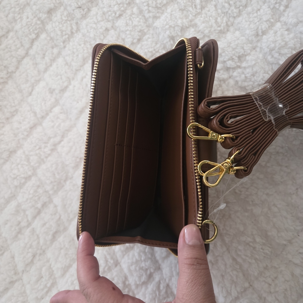 Mickey Mouse Comic Panel Zip-Around Crossbody Wal… - image 4